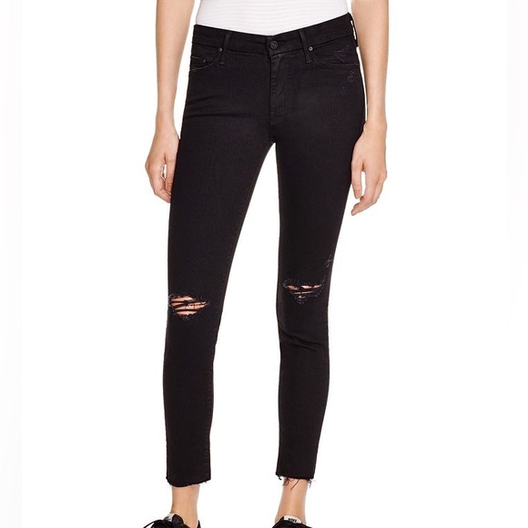 Black Mother Skinny Jeans - Picture 2 of 7